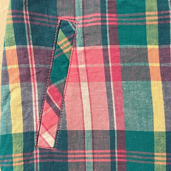 Talbots light plaid skirt, Size 10 - Picture 7 of 7